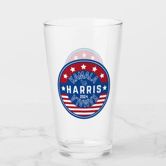 Verre Kamala Harris Madame la Présidente 2024 (Devant)