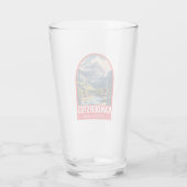 Verre Kandersteg Suisse Travel Art Emblem (Dos)