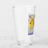 Verre Kandinsky jaune-rouge-bleu (Droite)