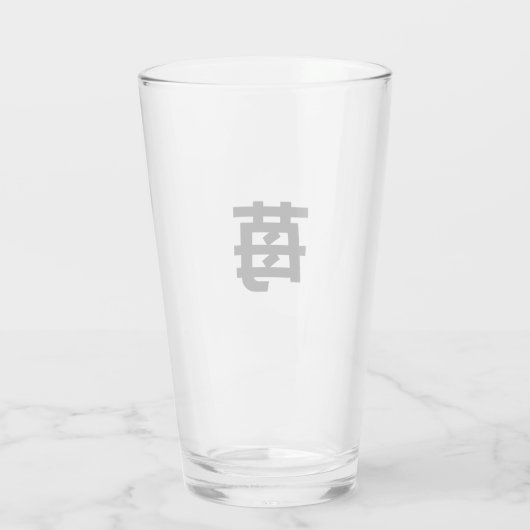 Verre Kanji (Dos)