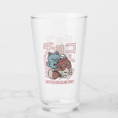 Verre Kawaii Cat with Chocolate Milk – Japanese Pop Art (Dos)
