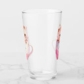 Verre Kawaii Chat Chibi Rose Blushing (Droite)