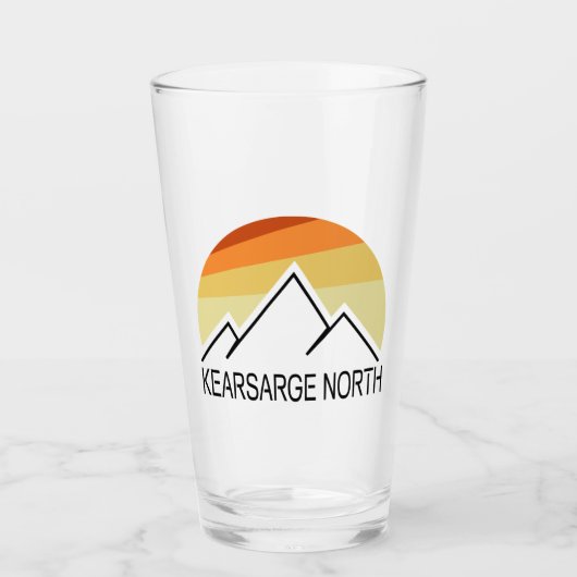 Verre Kearsarge Nord New Hampshire Retro (Devant)
