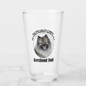 Verre Keeshond Papa (Devant)