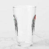 Verre Keffiyeh Écharpe palestinienne tissu traditionnel (Gauche)