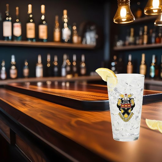 Verre Kemper Military School & College Crest Glass