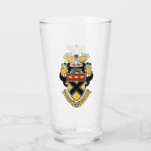 Verre Kemper Military School & College Crest Glass (Dos)