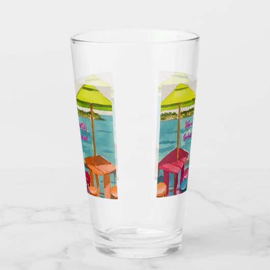 Verre Key West Vibes Bachelorette Week-end (Gauche)