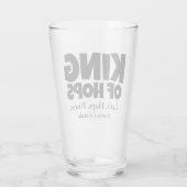 Verre King of Hops - Craft Hops Power Custom (Dos)
