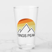 Verre Kings Peak Utah Retro (Devant)