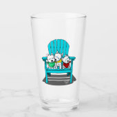 Verre KiniArt Beach Westies (Devant)