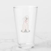 Verre KiniArt Doodle souriant (Dos)