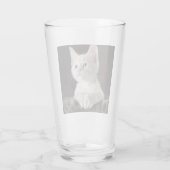 Verre Kitten blanc vulnérable (Dos)