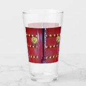 Verre Knocker de porte en Chine (Dos)