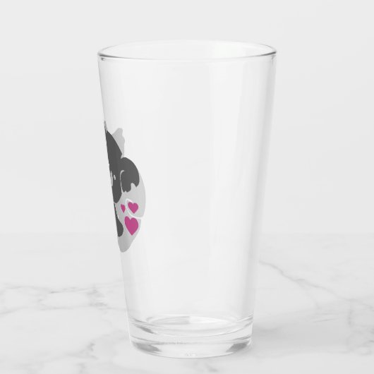 Verre Koala Bear Silhouette (Gauche)