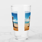 Verre Koala sur une plage de sable (Gauche)