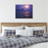 Verre kust canvas afdruk (Insitu (Slaapkamer))