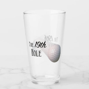 Verre La 19ème boule de golf de trou