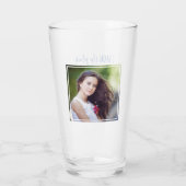 Verre La Bible chrétienne moderne Verse Photo Graduation (Dos)