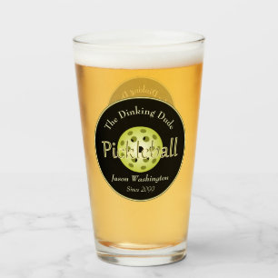 Verre La bière Dinking Duo ou Dude Pickleball Pint