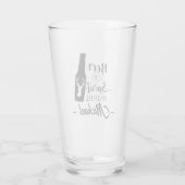 Verre La bière est mon esprit Animal Funny Nom Bière (Dos)