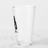 Verre La bière est mon esprit Animal Funny Nom Bière (Gauche)