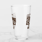 Verre La bière m'a rendu géniale (Gauche)