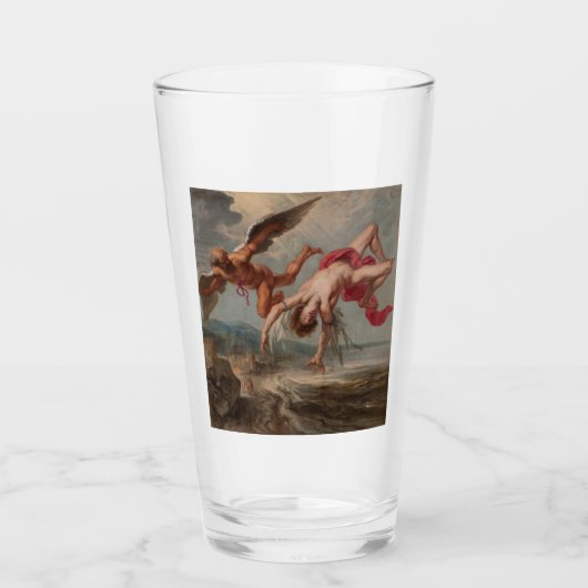 Verre La chute d'Icarus (par Jacob Peter Gowy) (Devant)