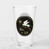 Verre La Colombe Blanche Propage La Paix Sur Terre (Dos)