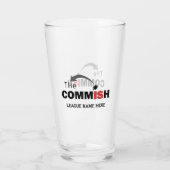 Verre La Commish Custom 16 oz Pint Beer Glass (Dos)