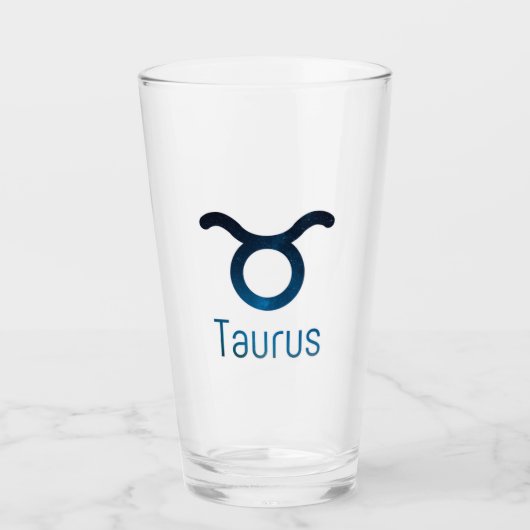 Verre La constellation du Taurus - Galaxie (Devant)