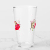 Verre La coupe de la Saint-Valentin & cœurs (Gauche)