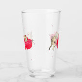 Verre La coupe de la Saint-Valentin & cœurs (Droite)