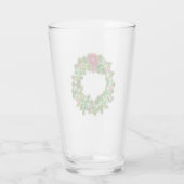 Verre La couronne de Noël décorée (Dos)