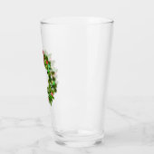 Verre La couronne de Noël décorée (Gauche)