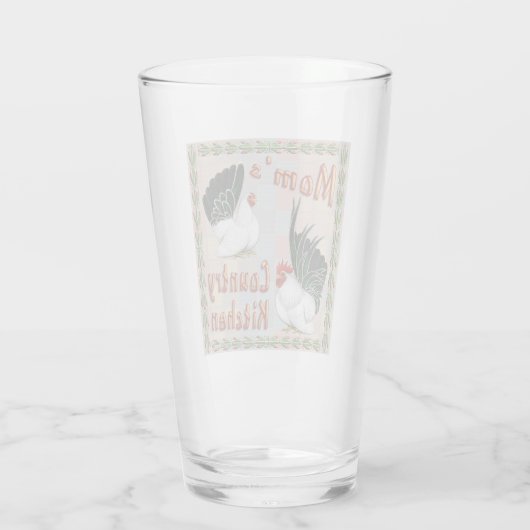 Verre La cuisine de la mère (Dos)