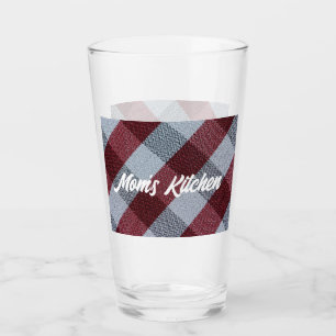Verre La cuisine de maman Lunettes de boisson Rouge