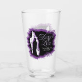 Verre La danse est la vie (Dos)