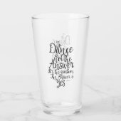 Verre La Danse N'Est Pas La Réponse (Dos)