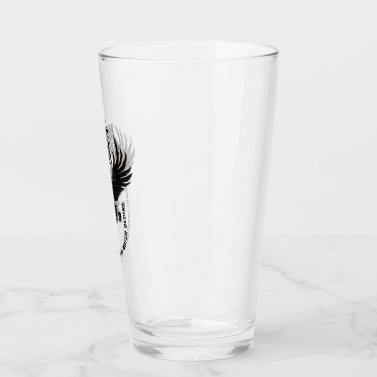 Verre La devise vedette de la nuit (Gauche)