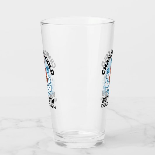 Verre La foi nous réchauffe - L'application des oeuvres  (Gauche)