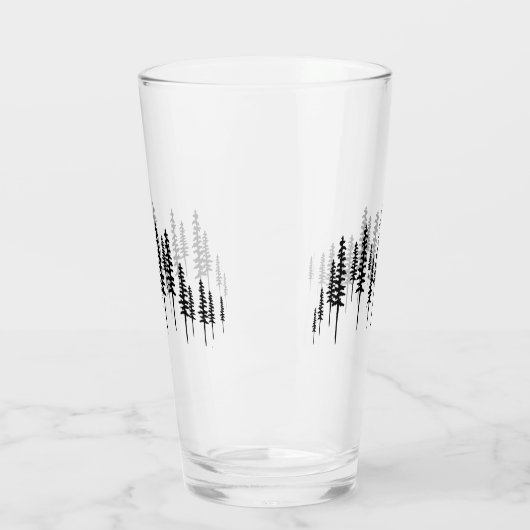Verre La forêt de pinte (Gauche)
