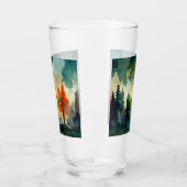 Verre La forêt (nature) (Gauche)