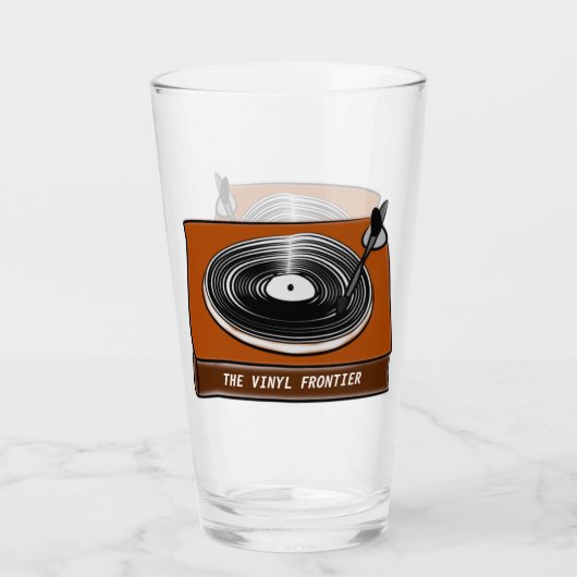 Verre La frontière de vinyle (Devant)