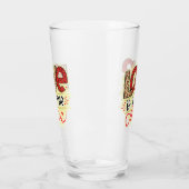 Verre La journée branchée de Love Air Valentines (Gauche)