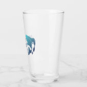 Verre La légende de la pêche personnalisée (Gauche)