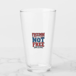 Verre La liberté n'est pas gratuite conception de chemis