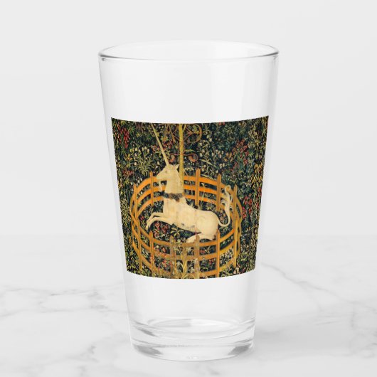 Verre La Licorne en Captivité (Devant)