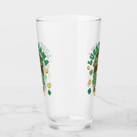 Verre La Lucky Mama Skeleton de St. Patrick (Gauche)