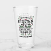 Verre La magie de Noël (Devant)